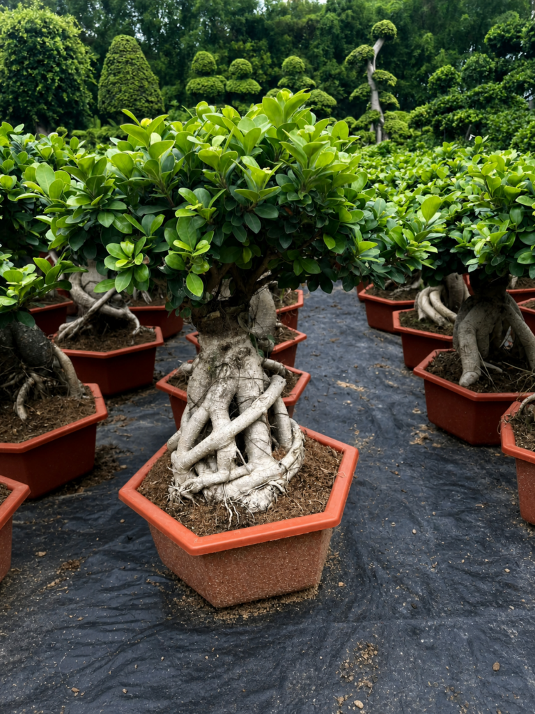 Ficus Microcarpa Ginseng Bonsai Trees